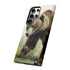 Grizzly Bear in a Field - Impact Resistant Phone Case
